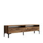 Hanah Home Istanbul 2 Mueble de TV, Nogal, 180cm Ancho x 35cm Alto x 47cm Profundo, 18mm Grosor